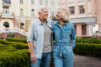 happy-senior-couple-enjoying-their-time-city-while-embraced